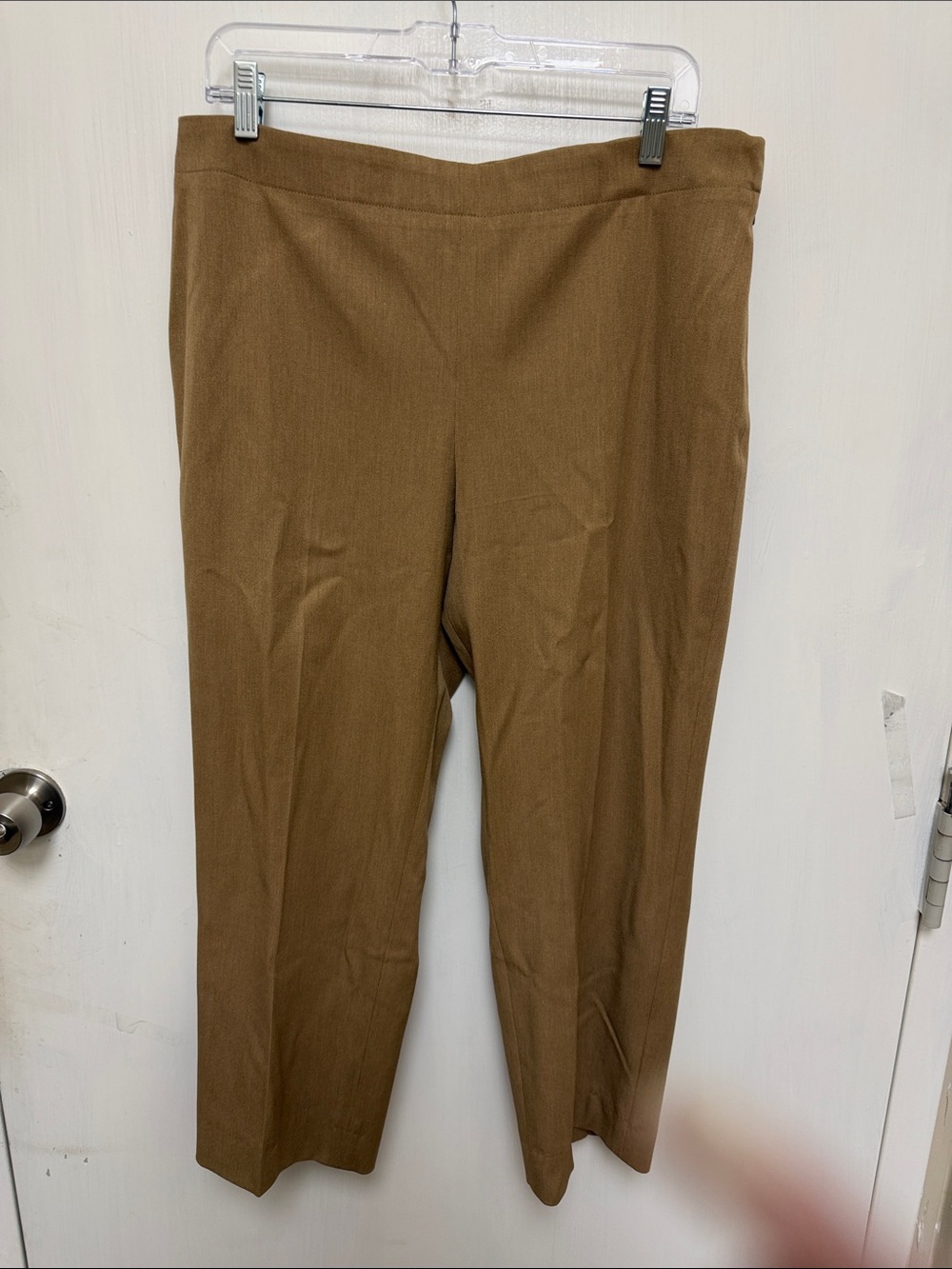 Talbots Classic Women's Stretch Pull-On Pants - Brown